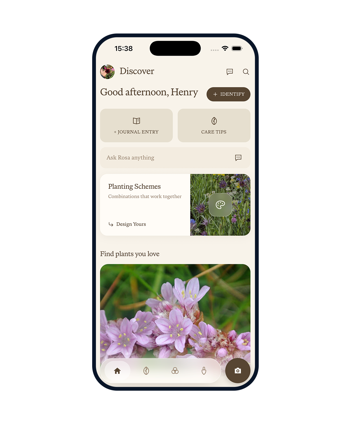 The Fenn app on iPhone